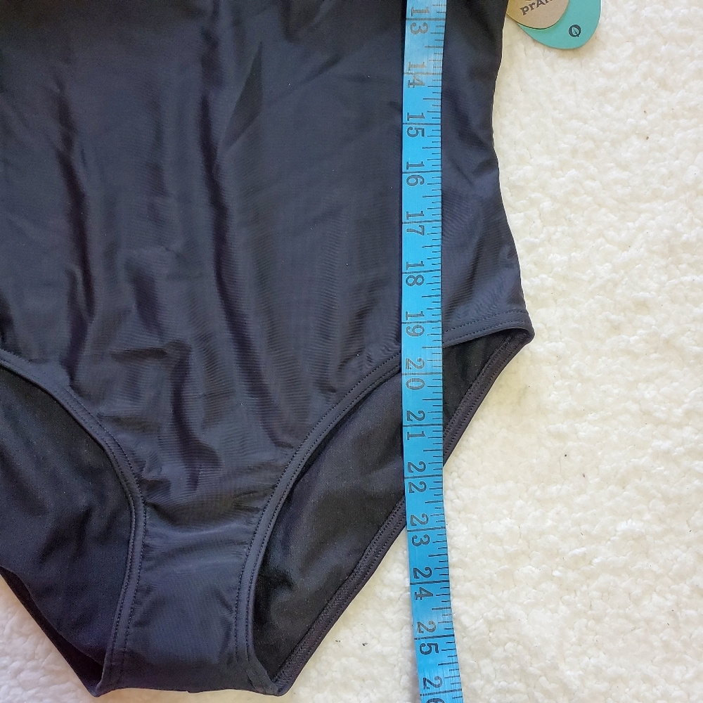 Prana Kayana One Piece Solid Black Swimsuit - Picture 11 of 12